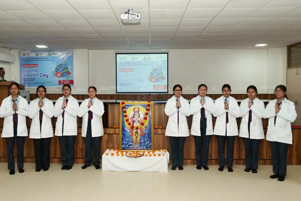 Uttaranchal Medical College of Ayurveda and Research celebrates World Health Day