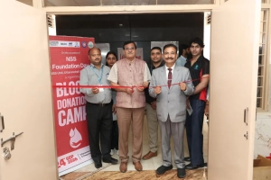 Blood Donation Camp Organized on NSS Foundation Day
